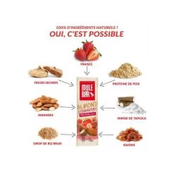 15 Barres Protéinées Aux Céréales - Véganes - 42g - Amande/Fraise 6 15 Barres Protéinées Aux Céréales - Véganes - 42g - Amande/Fraise -Fit Runner Soldes 15 barres proteinees aux cereales veganes 42g amandefraise 2