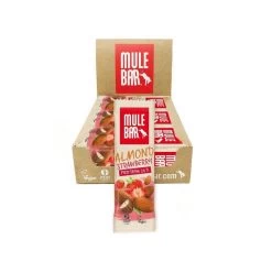15 Barres Protéinées Aux Céréales - Véganes - 42g - Amande/Fraise