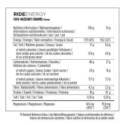 Powerbar Barre énergétique Ride Energy Coco-hazelnut Caramel 18 X 55g -Fit Runner Soldes barre energetique ride energy coco hazelnut caramel 18 x 55g 3