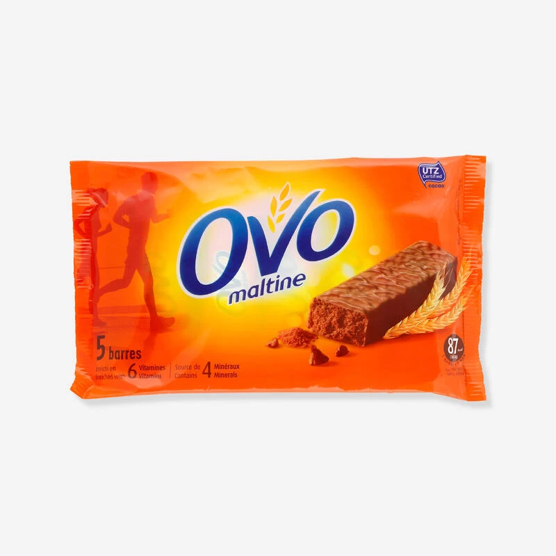 Barre Enrobée OVOMALTINE Chocolat 5x20g 1 Barre Enrobée OVOMALTINE Chocolat 5x20g