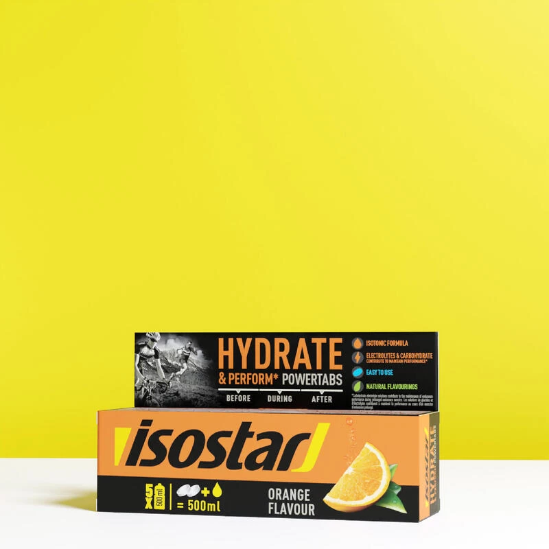 Isostar Boisson Isotonique Tablettes POWERTABS Orange 10x12g 1 Isostar Boisson Isotonique Tablettes POWERTABS Orange 10x12g