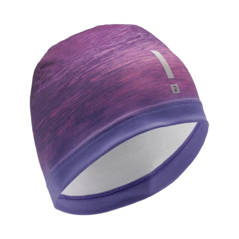 BONNET RUNNING ENFANT DEPERLANT - KIPRUN BEANY BLEU-ROSE 4 BONNET RUNNING ENFANT DEPERLANT - KIPRUN BEANY BLEU-ROSE – Image 4