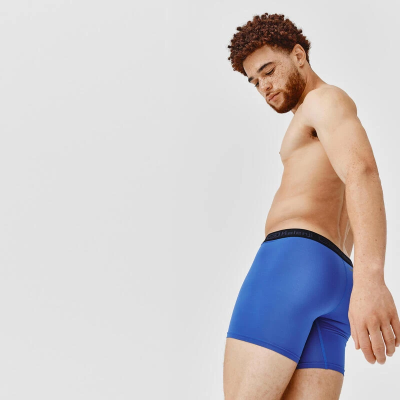Kalenji Boxer Respirant En Microfibre Homme - Bleu 3 Kalenji Boxer Respirant En Microfibre Homme - Bleu – Image 3