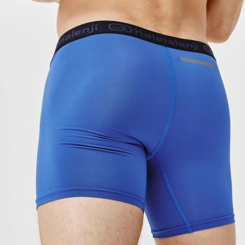 Kalenji Boxer Respirant En Microfibre Homme - Bleu 4 Kalenji Boxer Respirant En Microfibre Homme - Bleu – Image 4