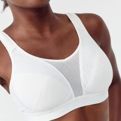 Kalenji Brassière Bretelles Croisables Maintien Fort Femme - Blanc 7 Kalenji Brassière Bretelles Croisables Maintien Fort Femme - Blanc -Fit Runner Soldes brassiere bretelles croisables maintien fort femme blanc 2
