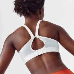 Kalenji Brassière Bretelles Croisables Maintien Fort Femme - Blanc 9 Kalenji Brassière Bretelles Croisables Maintien Fort Femme - Blanc -Fit Runner Soldes brassiere bretelles croisables maintien fort femme blanc 4
