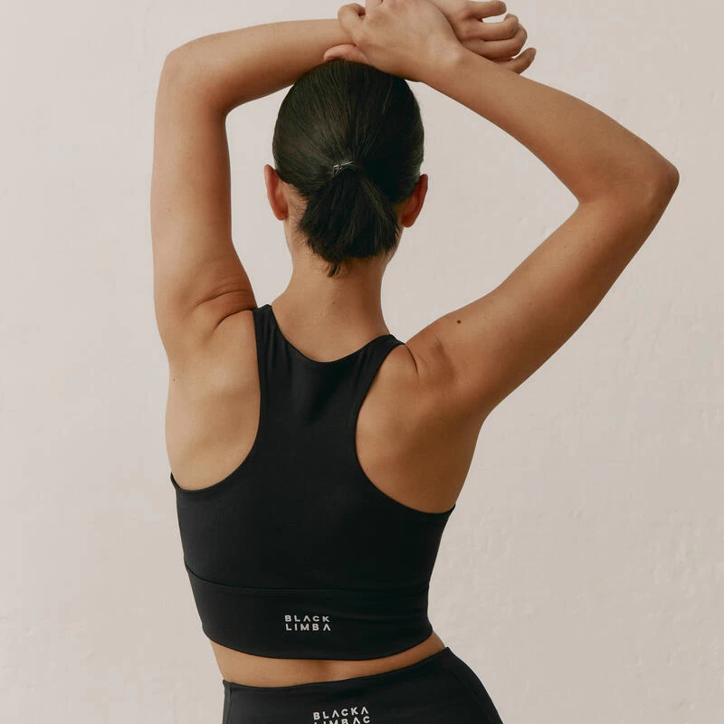 Brassière De Sport Diardi Maintien Supérieur Pour Femmes Black Limba 2 Brassière De Sport Diardi Maintien Supérieur Pour Femmes Black Limba – Image 2