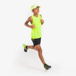 Casquette De Running Enfant Respirante - KIPRUN Run Dry Jaune 10 Casquette De Running Enfant Respirante - KIPRUN Run Dry Jaune -Fit Runner Soldes casquette de running enfant respirante kiprun run dry jaune 2