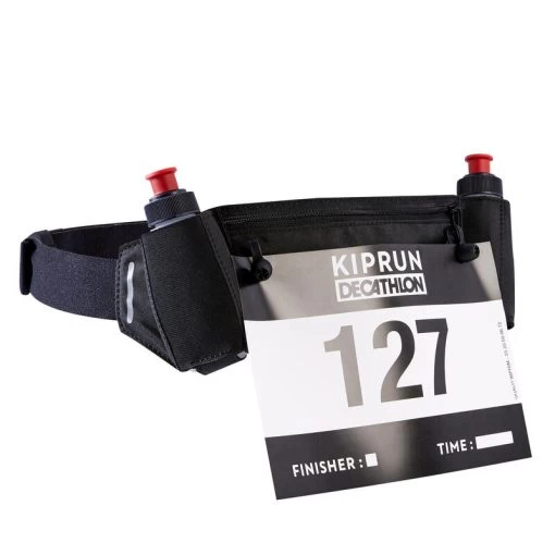 CEINTURE DE RUNNING PORTE BIDONS 115 ML + DOSSARD -Fit Runner Soldes ceinture de running porte bidons 115 ml dossard