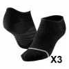 Sidas Chaussette De Running Ultra Légère Et Fine. Lot De 3 Paires - Run Anatomic Low