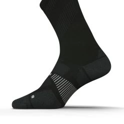 CHAUSSETTES DE RUNNING RUN900 FINES MI-MOLLET NOIRES -Fit Runner Soldes chaussettes de running run900 fines mi mollet noires 3