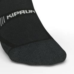 CHAUSSETTES DE RUNNING RUN900 FINES MI-MOLLET NOIRES -Fit Runner Soldes chaussettes de running run900 fines mi mollet noires 4