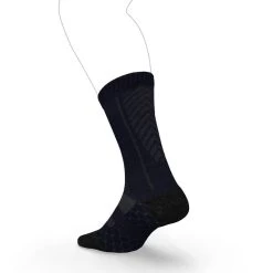 CHAUSSETTES DE RUNNING RUN900 MI-MOLLET LAINE MERINOS MARINE 7 CHAUSSETTES DE RUNNING RUN900 MI-MOLLET LAINE MERINOS MARINE -Fit Runner Soldes chaussettes de running run900 mi mollet laine merinos marine 2