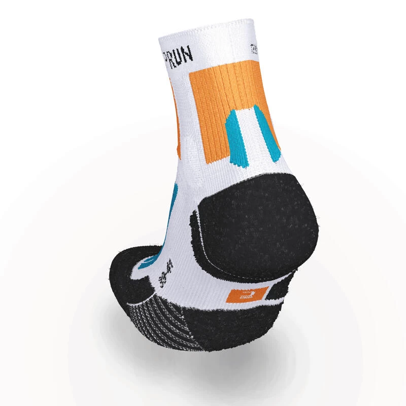 CHAUSSETTES DE RUNNING RUN900 X BLANC/ORANGE 4 CHAUSSETTES DE RUNNING RUN900 X BLANC/ORANGE – Image 4