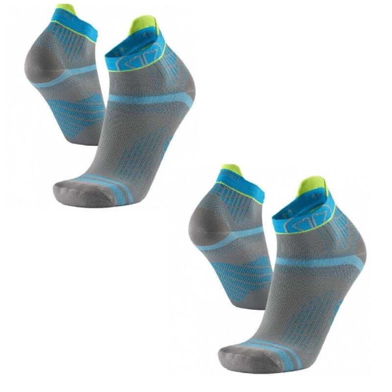 Sidas Chaussettes Fines Pour La Course à Pied Sur Route. Lot De 2 Paires - Run Feel 1 Sidas Chaussettes Fines Pour La Course à Pied Sur Route. Lot De 2 Paires - Run Feel
