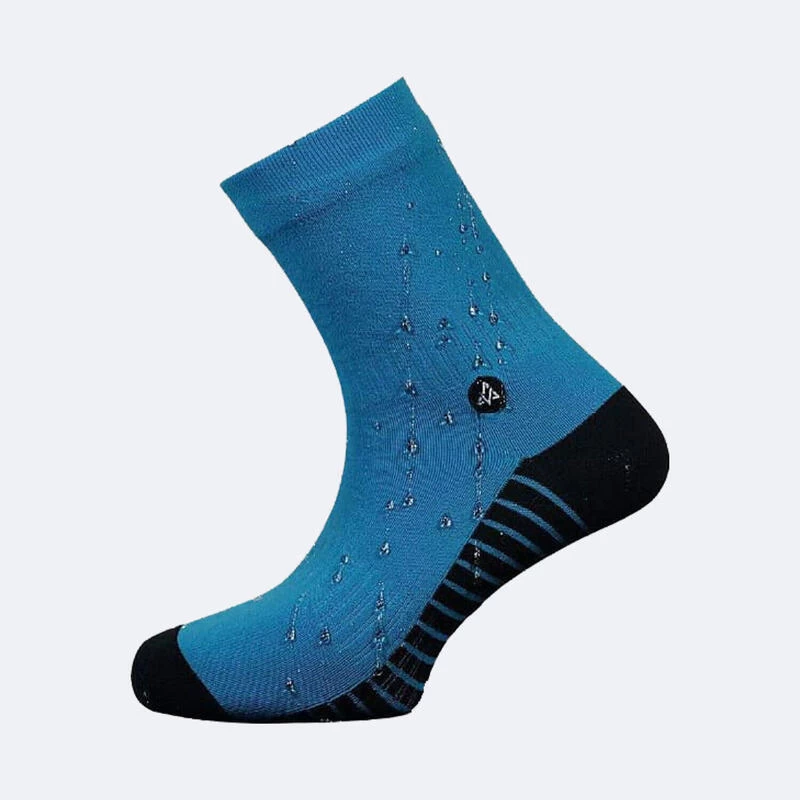 Chaussettes Imperméables TRAIL-DRY - Bleu - à Partir De Fibres De Bambou 1 Chaussettes Imperméables TRAIL-DRY - Bleu - à Partir De Fibres De Bambou