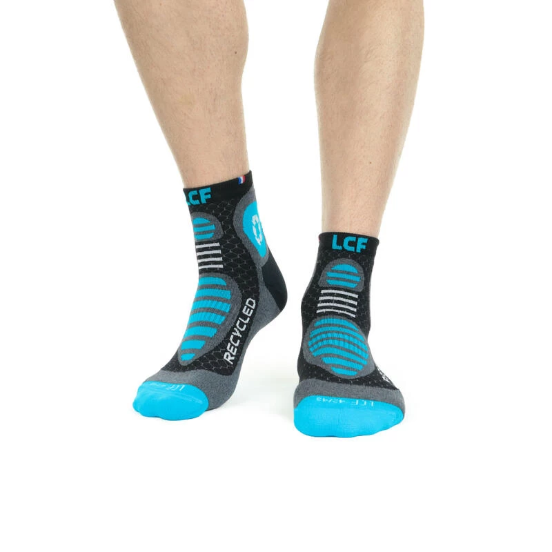 CHAUSSETTES RUNNING RENFORCEES AUX MALEOLES EN MATIERES RECYCLEES - RUN RECYCLED 1 CHAUSSETTES RUNNING RENFORCEES AUX MALEOLES EN MATIERES RECYCLEES - RUN RECYCLED