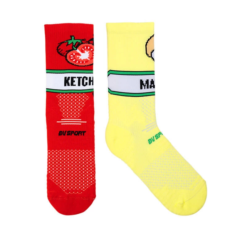 BV Sport Chaussettes TRAIL ULTRA NUTRISOCKS Ketchup / Mayo - Collector 2 BV Sport Chaussettes TRAIL ULTRA NUTRISOCKS Ketchup / Mayo - Collector – Image 2