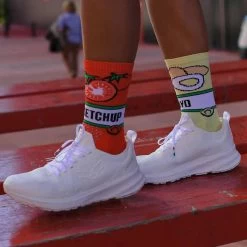 BV Sport Chaussettes TRAIL ULTRA NUTRISOCKS Ketchup / Mayo - Collector 7 BV Sport Chaussettes TRAIL ULTRA NUTRISOCKS Ketchup / Mayo - Collector -Fit Runner Soldes chaussettes trail ultra nutrisocks ketchup mayo collector 3