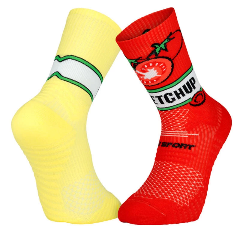 BV Sport Chaussettes TRAIL ULTRA NUTRISOCKS Ketchup / Mayo - Collector 1 BV Sport Chaussettes TRAIL ULTRA NUTRISOCKS Ketchup / Mayo - Collector