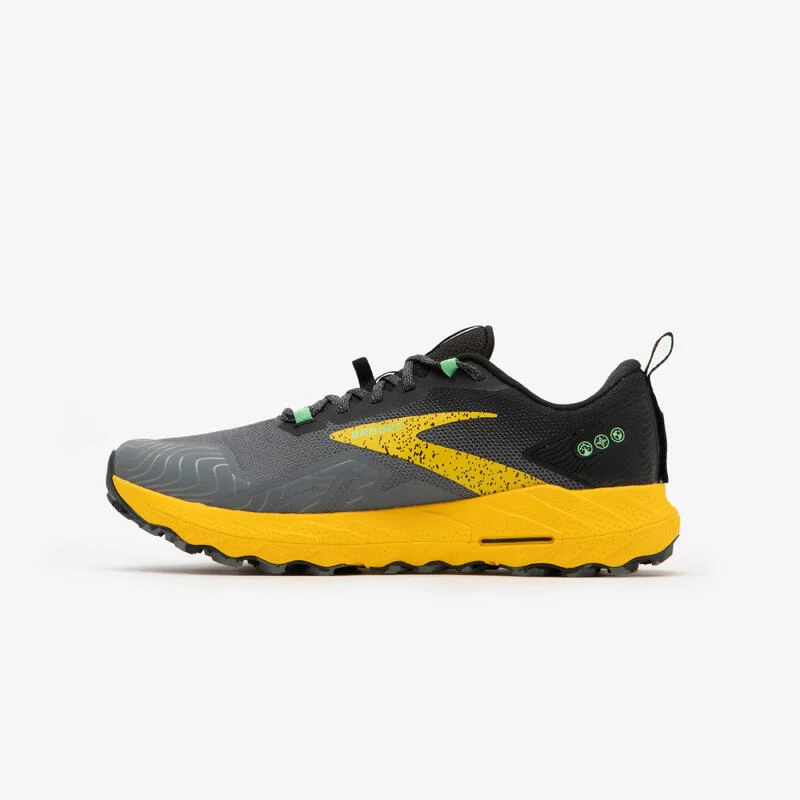 CHAUSSURE DE RUNNING TRAIL HOMME BROOKS RUNNING CASCADIA 17 JAUNE ET GRIS 3 CHAUSSURE DE RUNNING TRAIL HOMME BROOKS RUNNING CASCADIA 17 JAUNE ET GRIS – Image 3