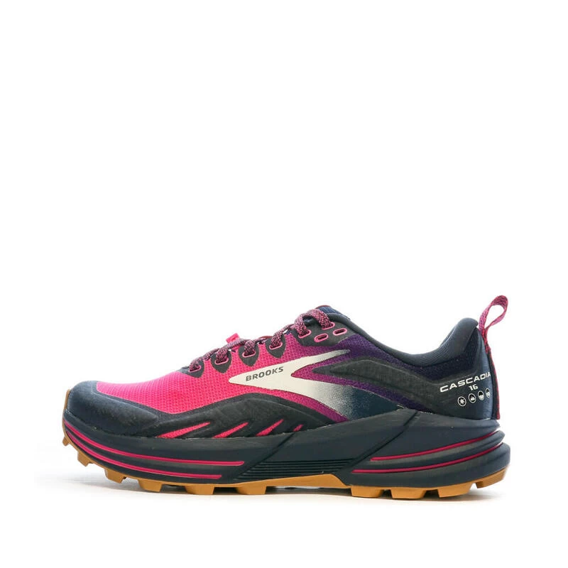 Chaussures De Trail Rose Femme Brooks Cascadia 16 1 Chaussures De Trail Rose Femme Brooks Cascadia 16