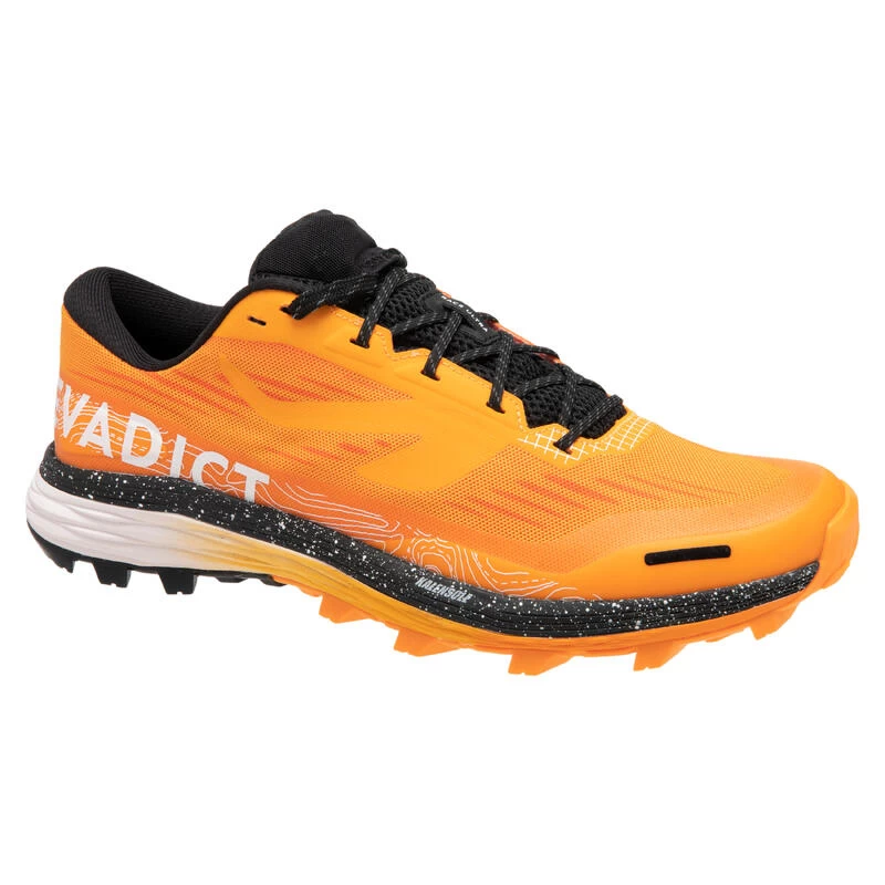 Chaussures De Trail Running Pour Homme Race ULTRA Orange Et Noir 2 Chaussures De Trail Running Pour Homme Race ULTRA Orange Et Noir – Image 2