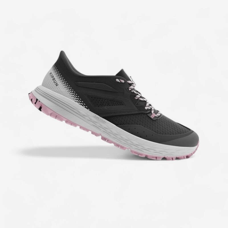 CHAUSSURES TRAIL RUNNING POUR FEMME TR2 Gris Carbone Bouton De Rose 1 CHAUSSURES TRAIL RUNNING POUR FEMME TR2 Gris Carbone Bouton De Rose