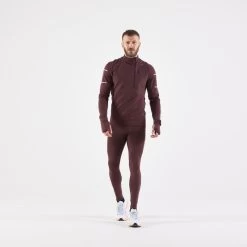 COLLANT RUNNING HOMME CHAUD - KIPRUN BORDEAUX 9 COLLANT RUNNING HOMME CHAUD - KIPRUN BORDEAUX -Fit Runner Soldes collant running homme chaud kiprun bordeaux 2