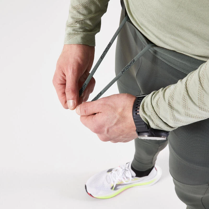 COLLANT RUNNING HOMME CHAUD - KIPRUN WARM KHAKI 7 COLLANT RUNNING HOMME CHAUD - KIPRUN WARM KHAKI – Image 7