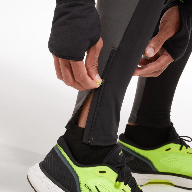 COLLANT RUNNING HOMME CHAUD KIPRUN WARM NOIR GRIS 10 COLLANT RUNNING HOMME CHAUD KIPRUN WARM NOIR GRIS – Image 10