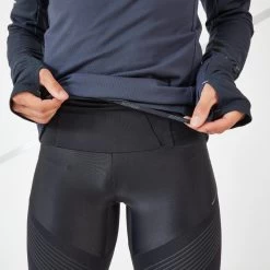 COLLANT RUNNING HOMME - KIPRUN COMPRESSIF NOIR -Fit Runner Soldes collant running homme kiprun compressif noir 5