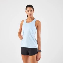 Kalenji Débardeur De Running Respirant Femme - KIPRUN Run 100 Bleu Ciel 10 Kalenji Débardeur De Running Respirant Femme - KIPRUN Run 100 Bleu Ciel -Fit Runner Soldes debardeur de running respirant femme kiprun run 100 bleu ciel 4