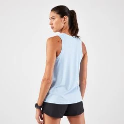Kalenji Débardeur De Running Respirant Femme - KIPRUN Run 100 Bleu Ciel 11 Kalenji Débardeur De Running Respirant Femme - KIPRUN Run 100 Bleu Ciel -Fit Runner Soldes debardeur de running respirant femme kiprun run 100 bleu ciel 5