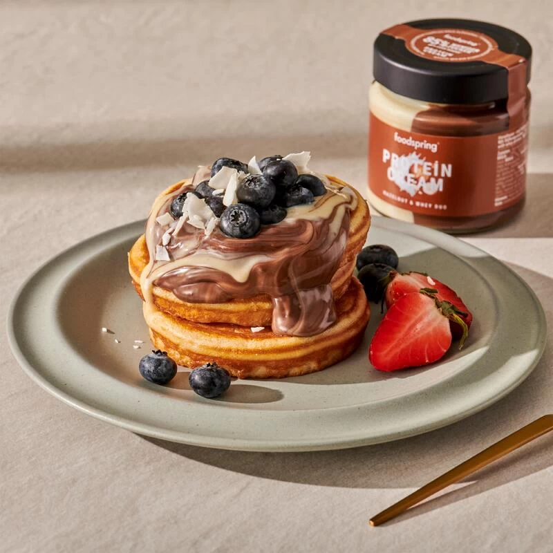 FOODSPRING Pâte à Tartiner Protéinée Goût Duo Noisette & Whey 200g 2 FOODSPRING Pâte à Tartiner Protéinée Goût Duo Noisette & Whey 200g – Image 2