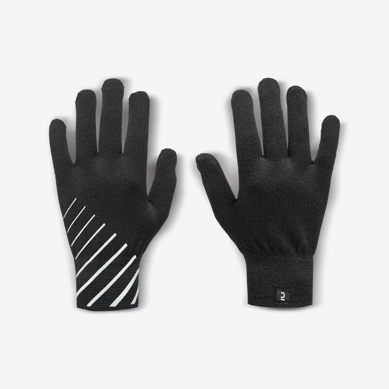 GANTS DE RUNNING ENFANT - KIPRUN WARM NOIR 1 GANTS DE RUNNING ENFANT - KIPRUN WARM NOIR