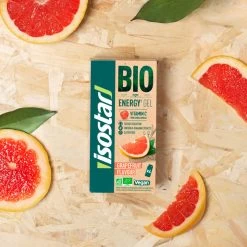 Gel énergétique Bio Isostar Saveur Pamplemousse 4x 25g -Fit Runner Soldes gel energetique bio isostar saveur pamplemousse 4x 25g 2