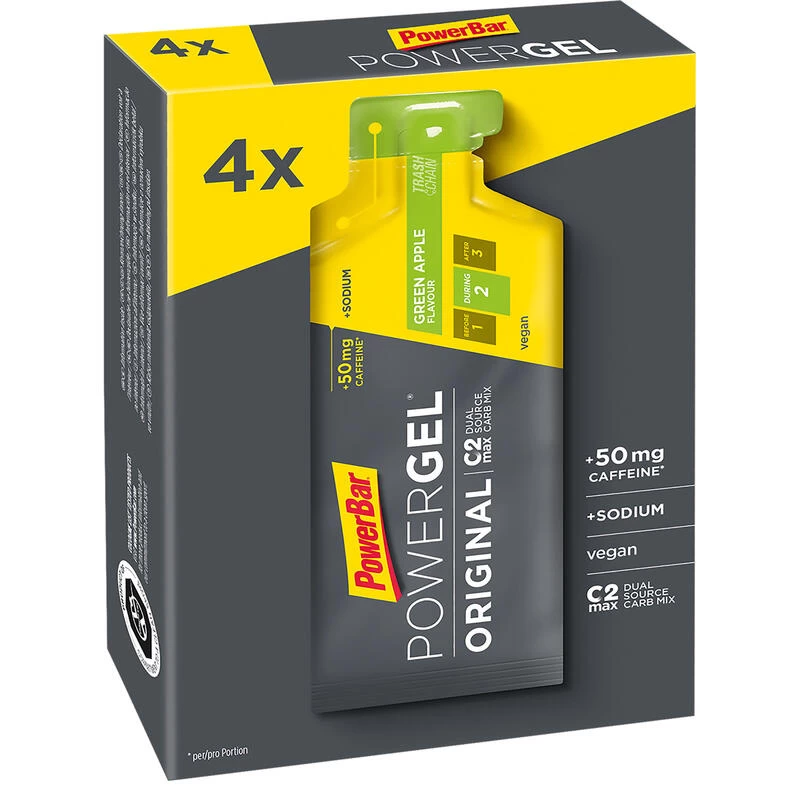 Powerbar Gel énergétique POWER GEL Pomme 4x41g 1 Powerbar Gel énergétique POWER GEL Pomme 4x41g