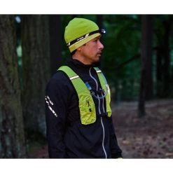 Gilet De Course Nathan HyperNight Quickstart 4L JAUNE -Fit Runner Soldes gilet de course nathan hypernight quickstart 4l jaune 2
