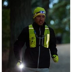 Gilet De Course Nathan HyperNight Quickstart 4L JAUNE -Fit Runner Soldes gilet de course nathan hypernight quickstart 4l jaune 3