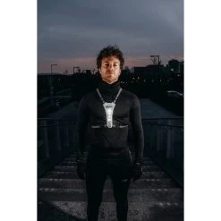 AVENTO Gilet De Running Avec éclairage LED Réfléchissant - Jaune Fluo -Fit Runner Soldes gilet de running avec eclairage led reflechissant jaune fluo 3