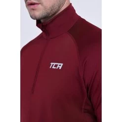 Haut Avec Demi-Fermeture Éclair Winter Pour Hommes -Fit Runner Soldes haut avec demi fermeture eclair winter pour hommes 2