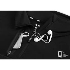 Haut Manches Longues Fusion Avec Demi-Fermeture Éclair Pour Hommes -Fit Runner Soldes haut manches longues fusion avec demi fermeture eclair pour hommes 2