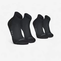 LOT De 2 PAIRES De CHAUSSETTES DE RUNNING RUN500 EPAISSES MID