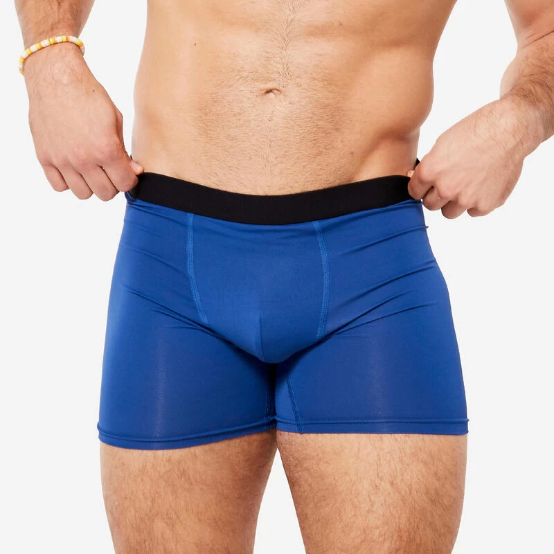 Decathlon Lot De 3 Boxers Respirants En Microfibre Homme - Bleu Foncé/bleu/kaki 10 Decathlon Lot De 3 Boxers Respirants En Microfibre Homme - Bleu Foncé/bleu/kaki – Image 10