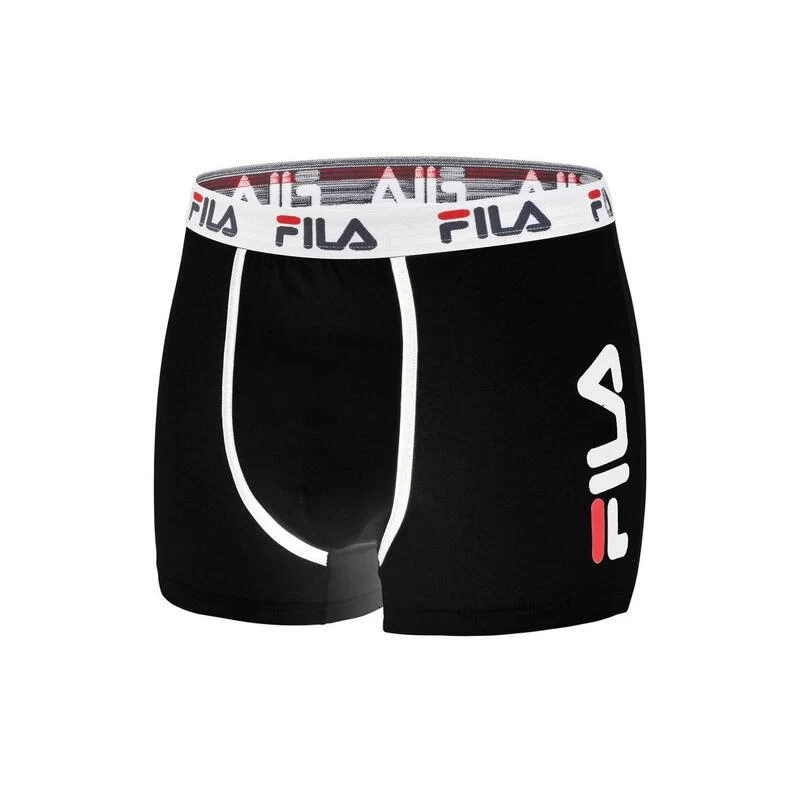 Fila Lot De 4 Boxers Coton Homme FU5040 Uni 4 Fila Lot De 4 Boxers Coton Homme FU5040 Uni – Image 4