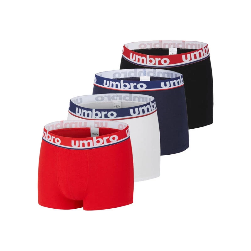 UMBRO Lot De 4 Boxers En Coton Homme Ban 1 UMBRO Lot De 4 Boxers En Coton Homme Ban