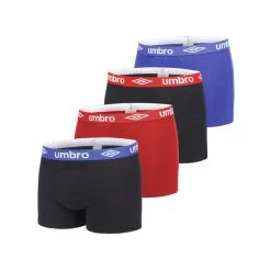 UMBRO Lot De 4 Boxers En Coton Homme Classic