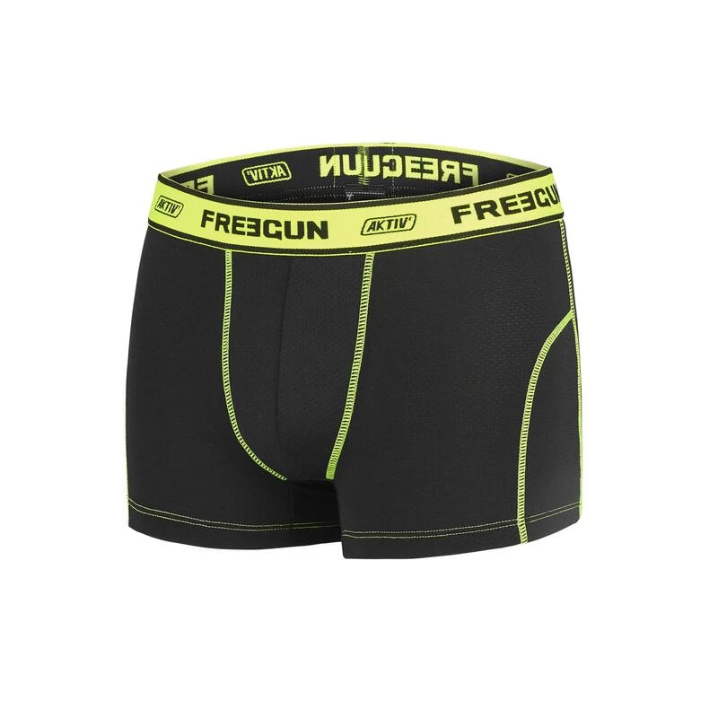 FREEGUN Lot De 4 Boxers Homme Aktiv Sport Fluo 5 FREEGUN Lot De 4 Boxers Homme Aktiv Sport Fluo – Image 5