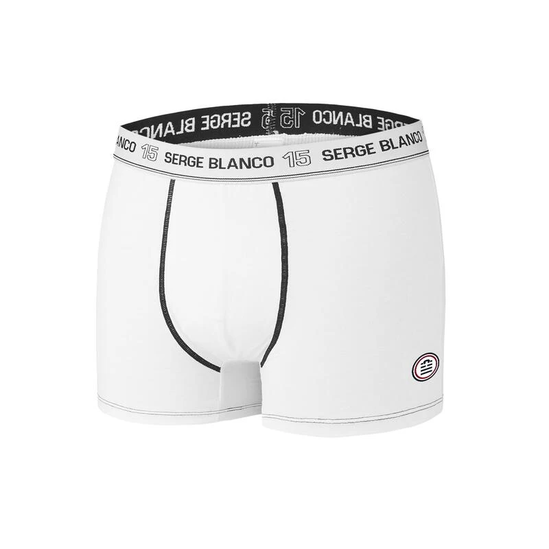 Lot De 5 Boxers Serge Blanco Coton Homme Class' 4 Lot De 5 Boxers Serge Blanco Coton Homme Class' – Image 4
